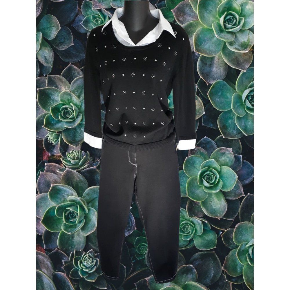 Petite Blouse by Alfred Dunner  and Jeans by Ruby Rd Petite